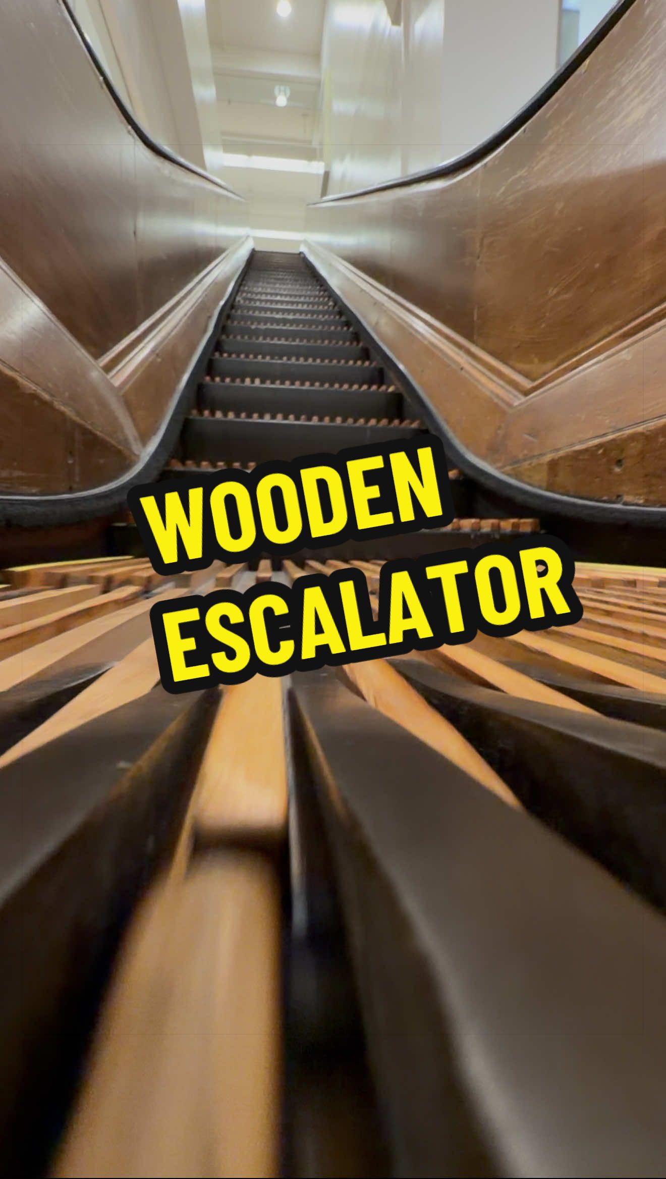 NYC Landmarks Feature Historic Wooden Escalators