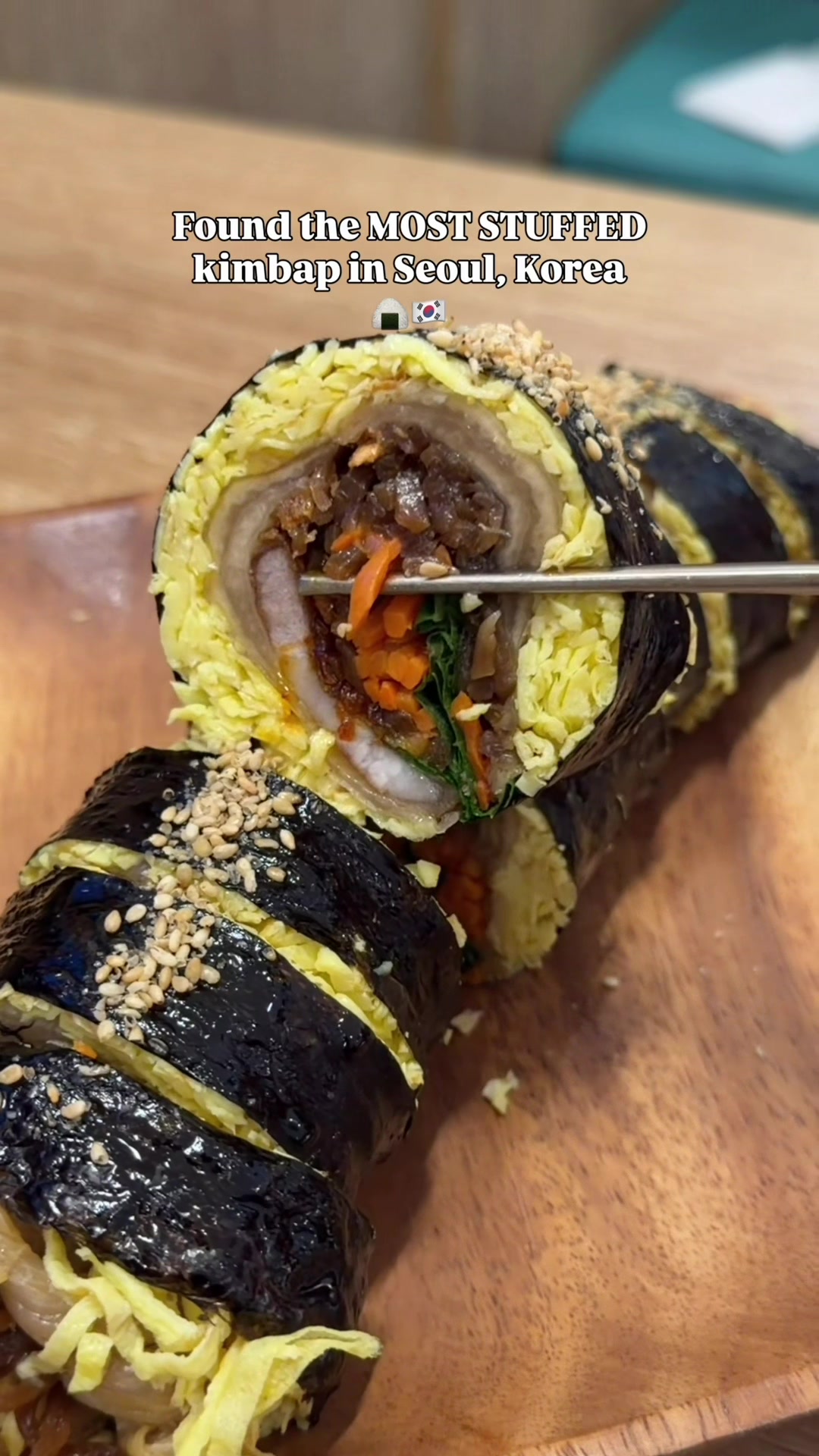 Seoul Kimbap Shop Serves Stuffed and Rice-Less Rolls