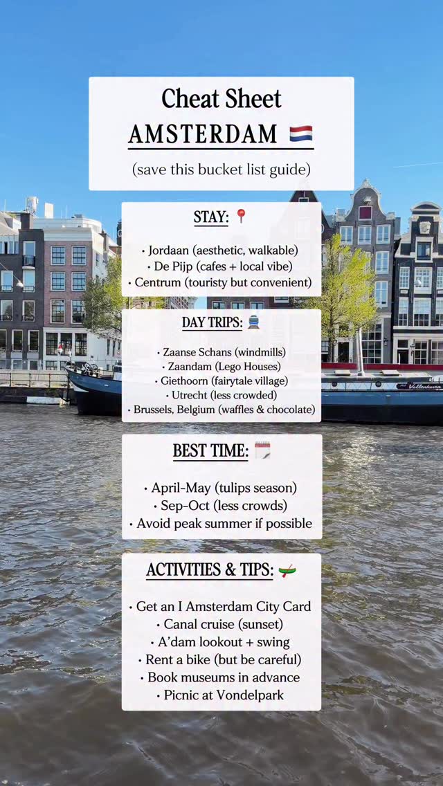 Amsterdam and Nearby Day Trips Itinerary