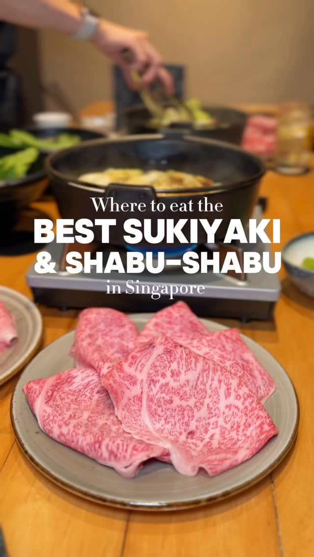 Singapore's Top Sukiyaki and Shabu-Shabu Restaurants