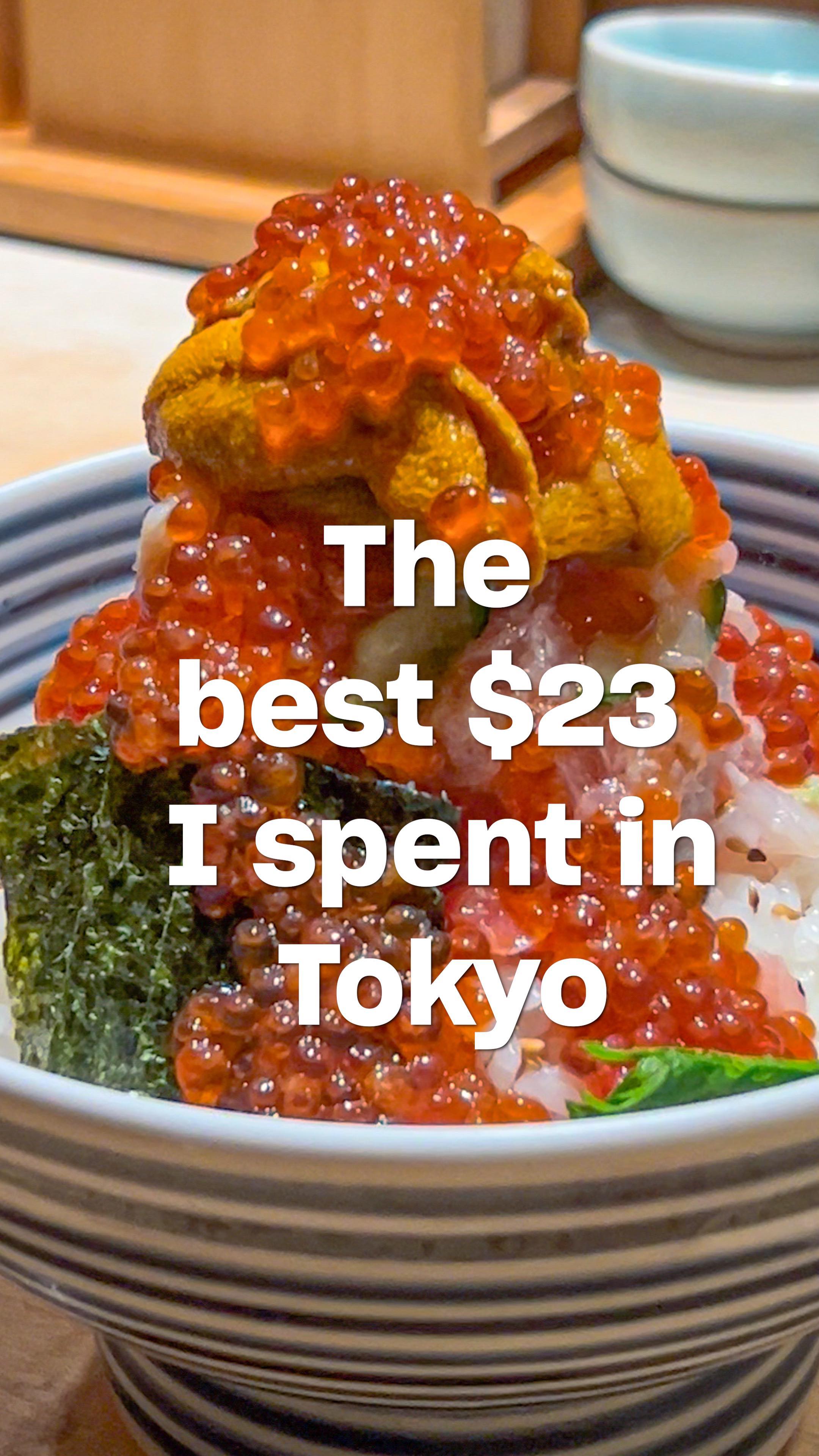 Tokyo Restaurant Serves Seafood Rice Bowls