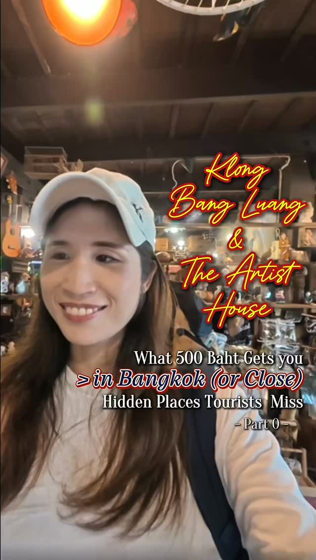 Bangkok's Thonburi Side: Artist House & Market