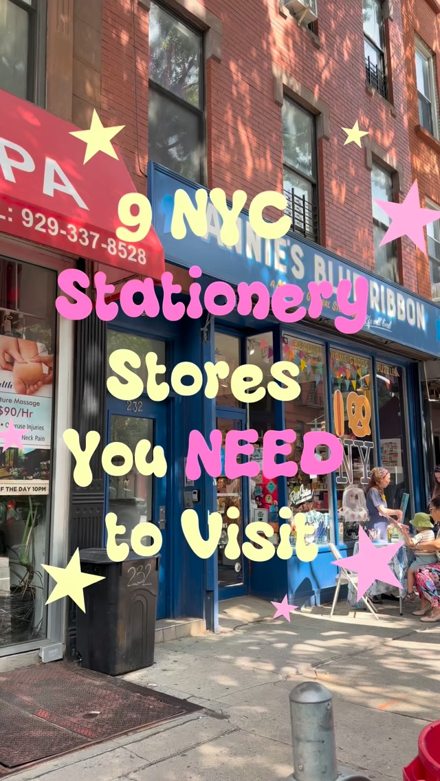 NYC's Must-Visit Stationery Shops
