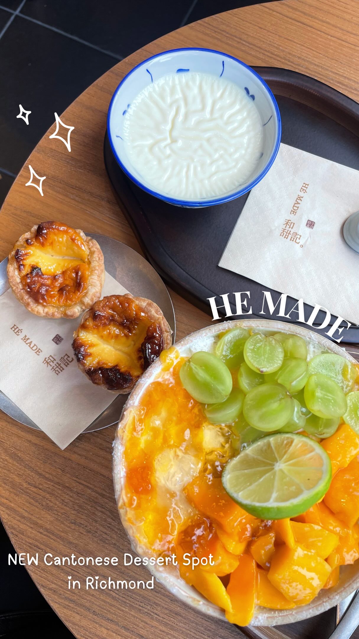 Cantonese Dessert Spots Offer Popular Egg Tarts