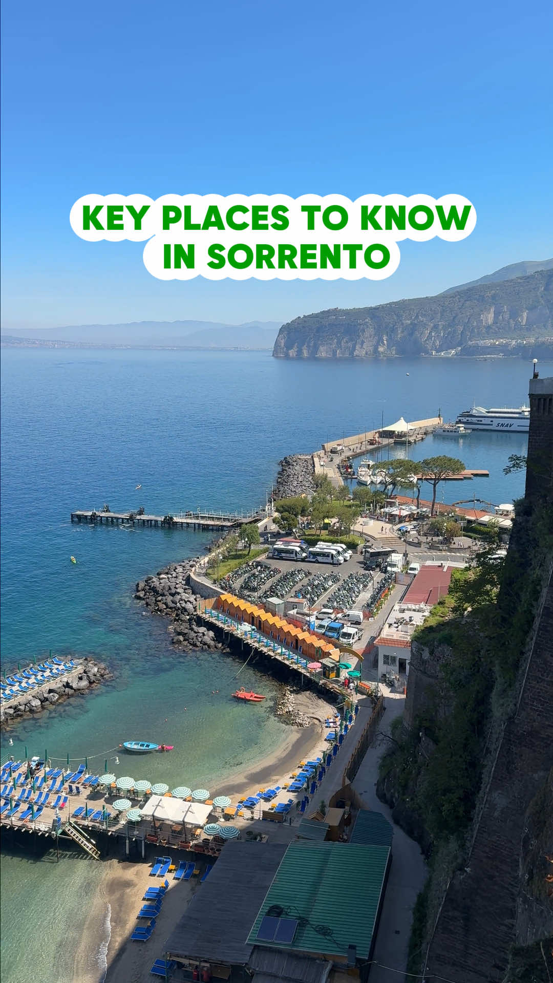 Sorrento's Main Squares and Harbors