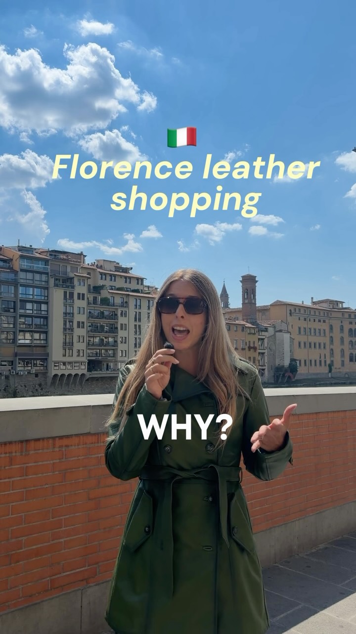 Florence Leather Shopping Near Ponte Vecchio