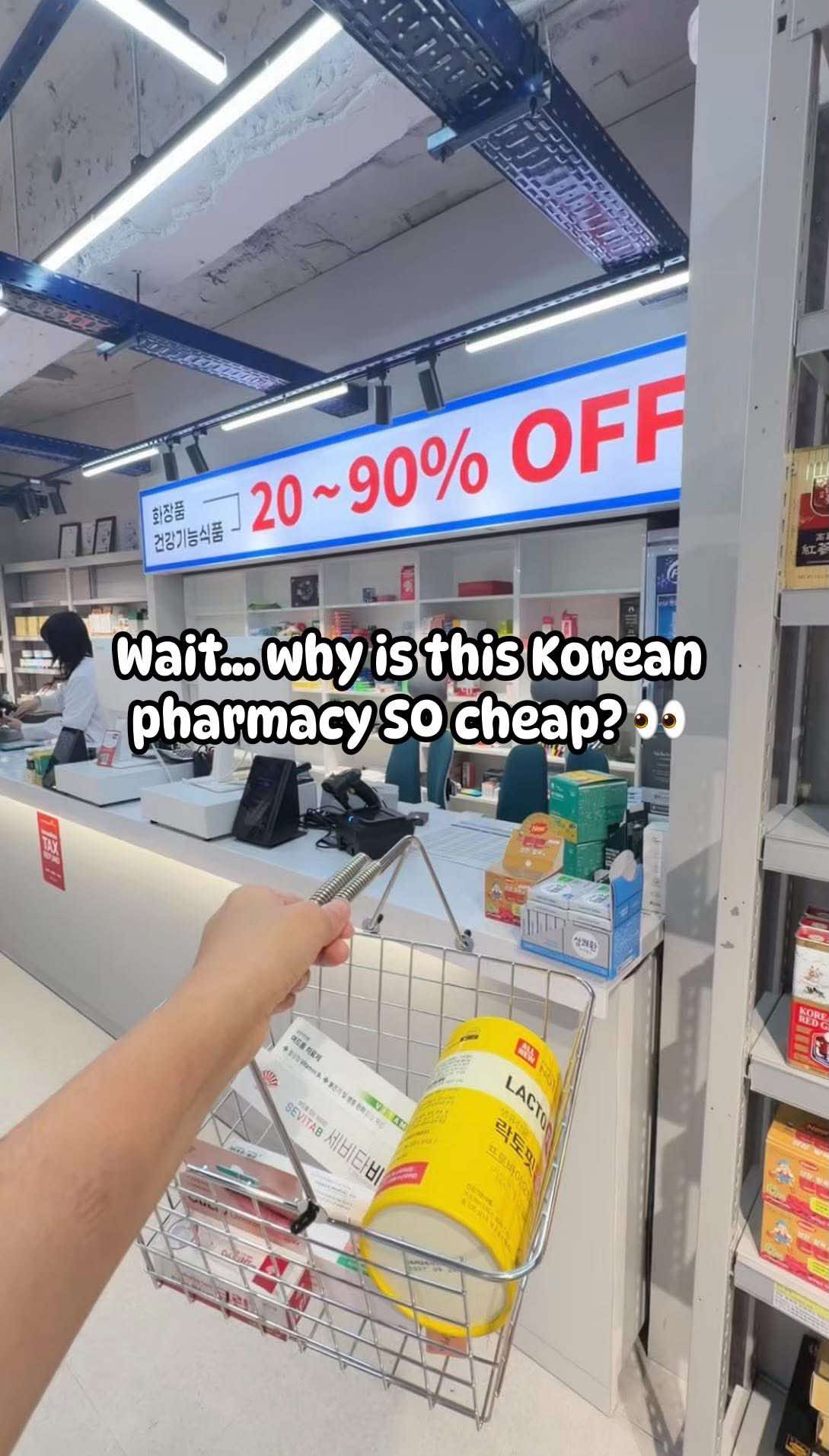 Myeongdong Pharmacy Offers Discounted Skincare