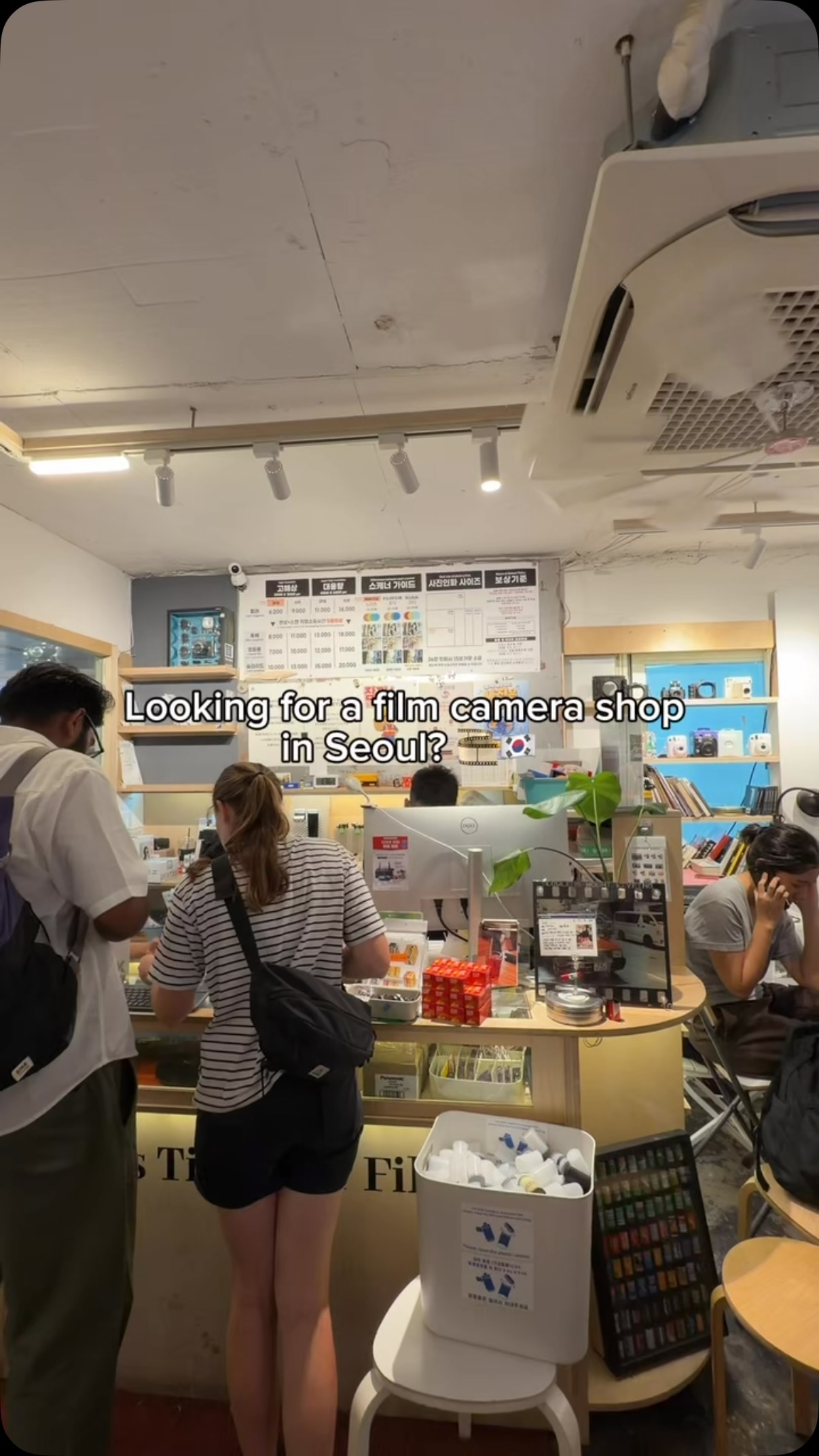 Seoul Film Camera Shop for Photo Memories