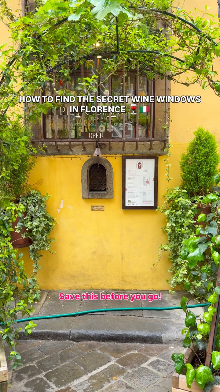 Florence's Historic Wine Windows And Eateries