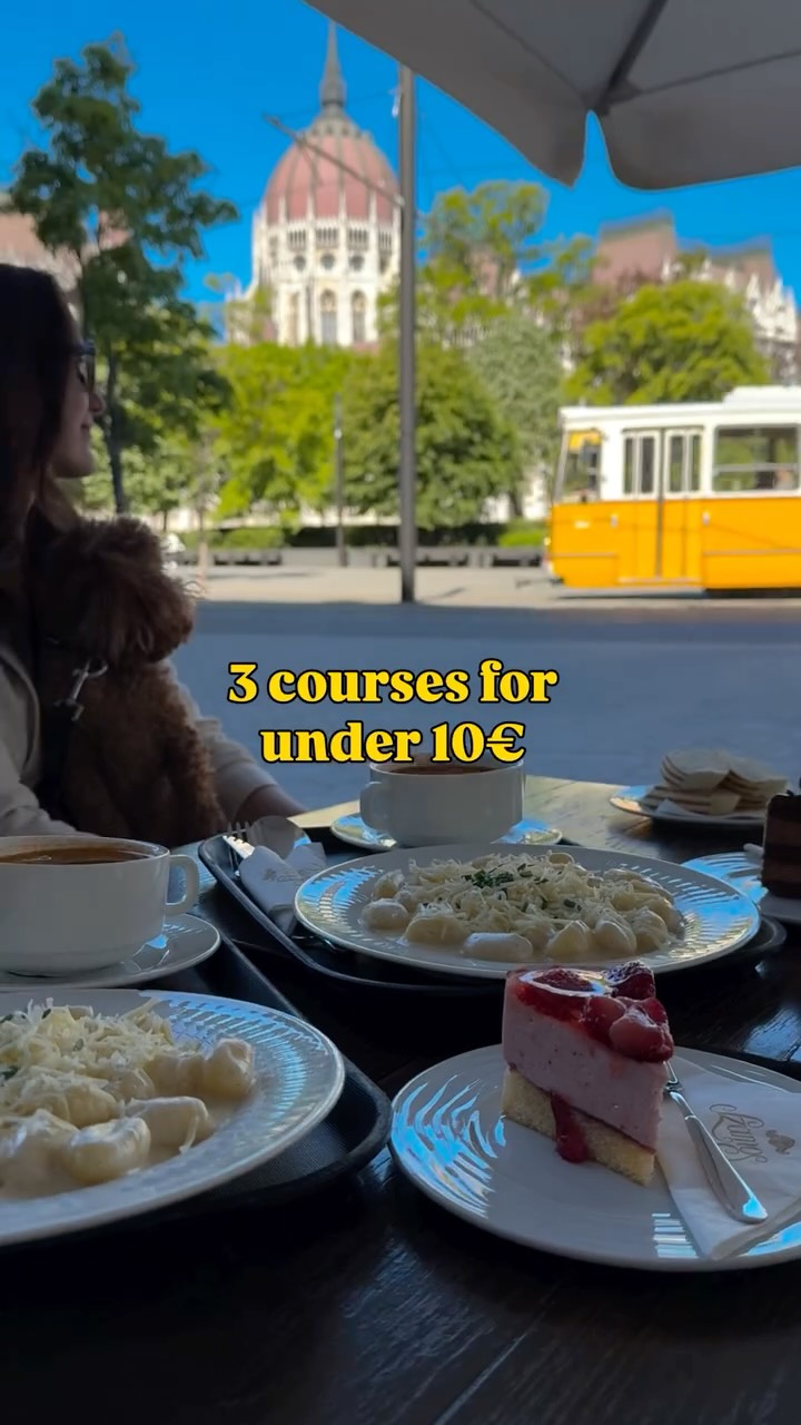 Hungarian Parliament and Square Cafés Offer Delicious Deals