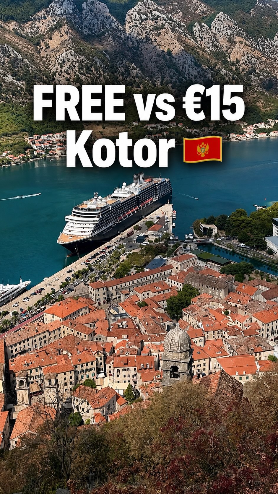 Kotor Fortress Hikes: Free vs. Paid Views