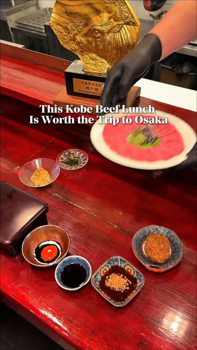Osaka's Kobe Beef Dining Near Dotonbori