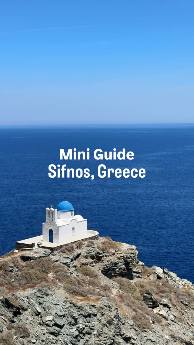 Sifnos Guide: Beaches, Villages, and Eateries