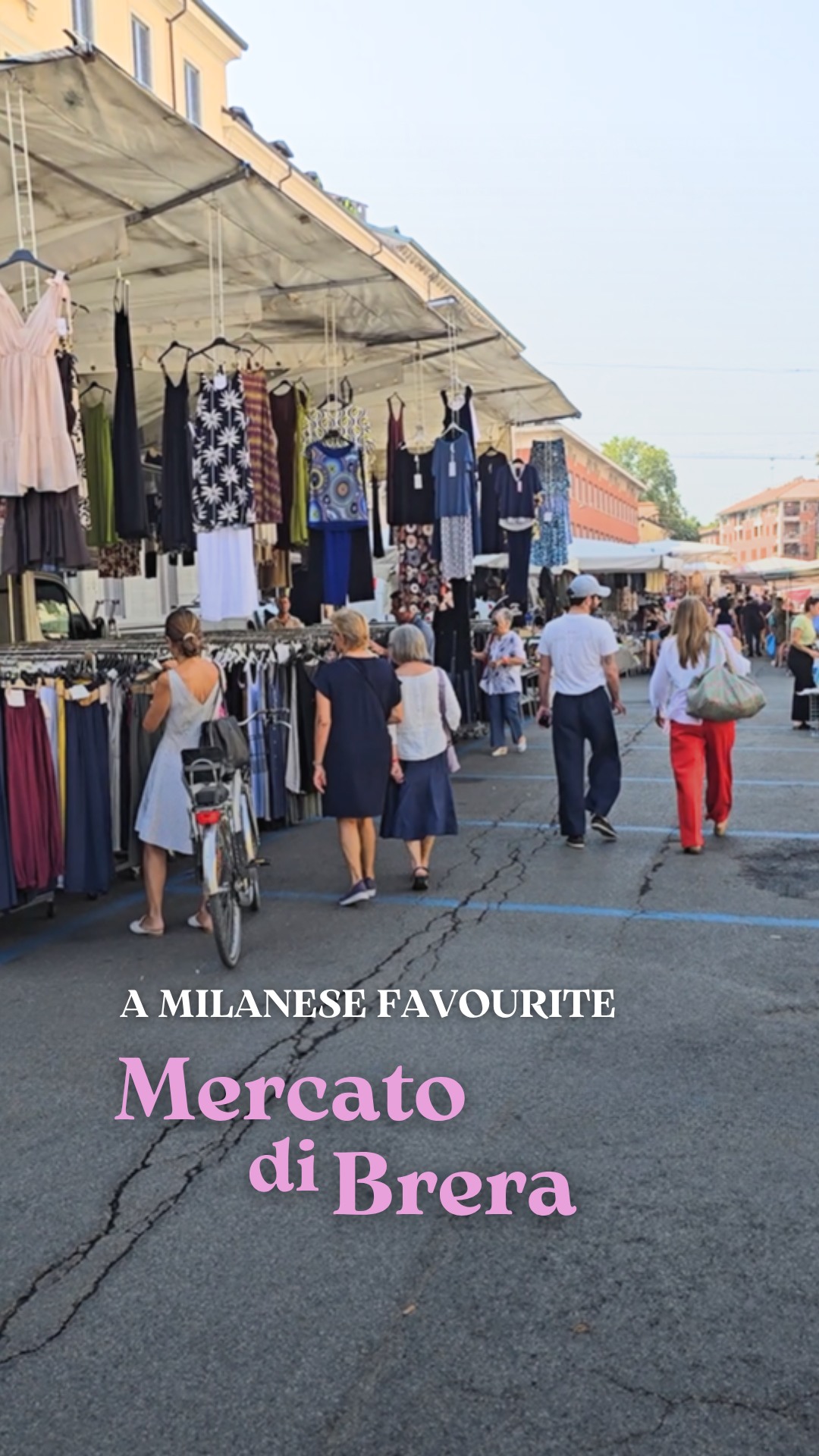 Milan's Stylish Street Market Offers Diverse Goods
