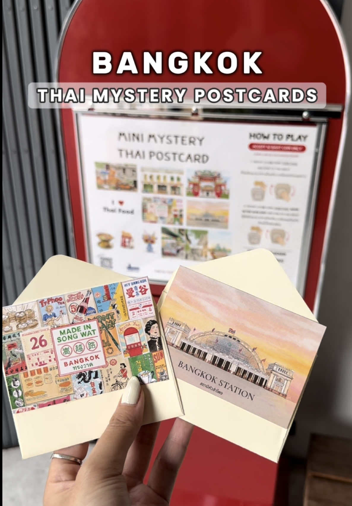 Bangkok Vending Machine Sells Mystery Postcards