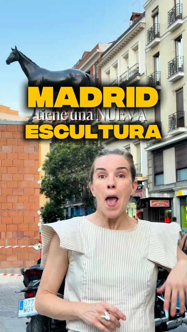 New Gravity-Defying Horse Sculpture in Madrid