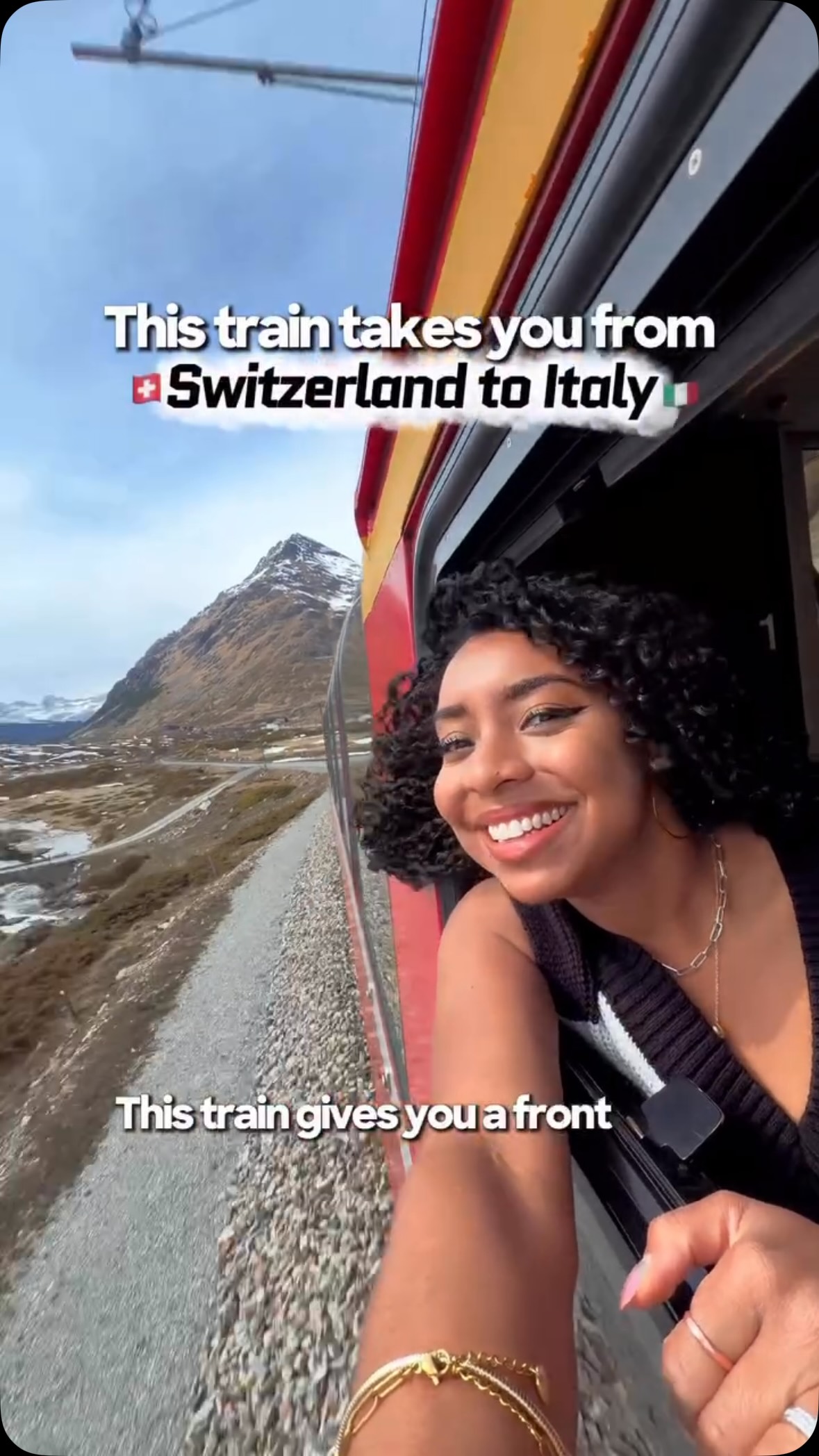 Bernina Express Route Through Mountains and Milan