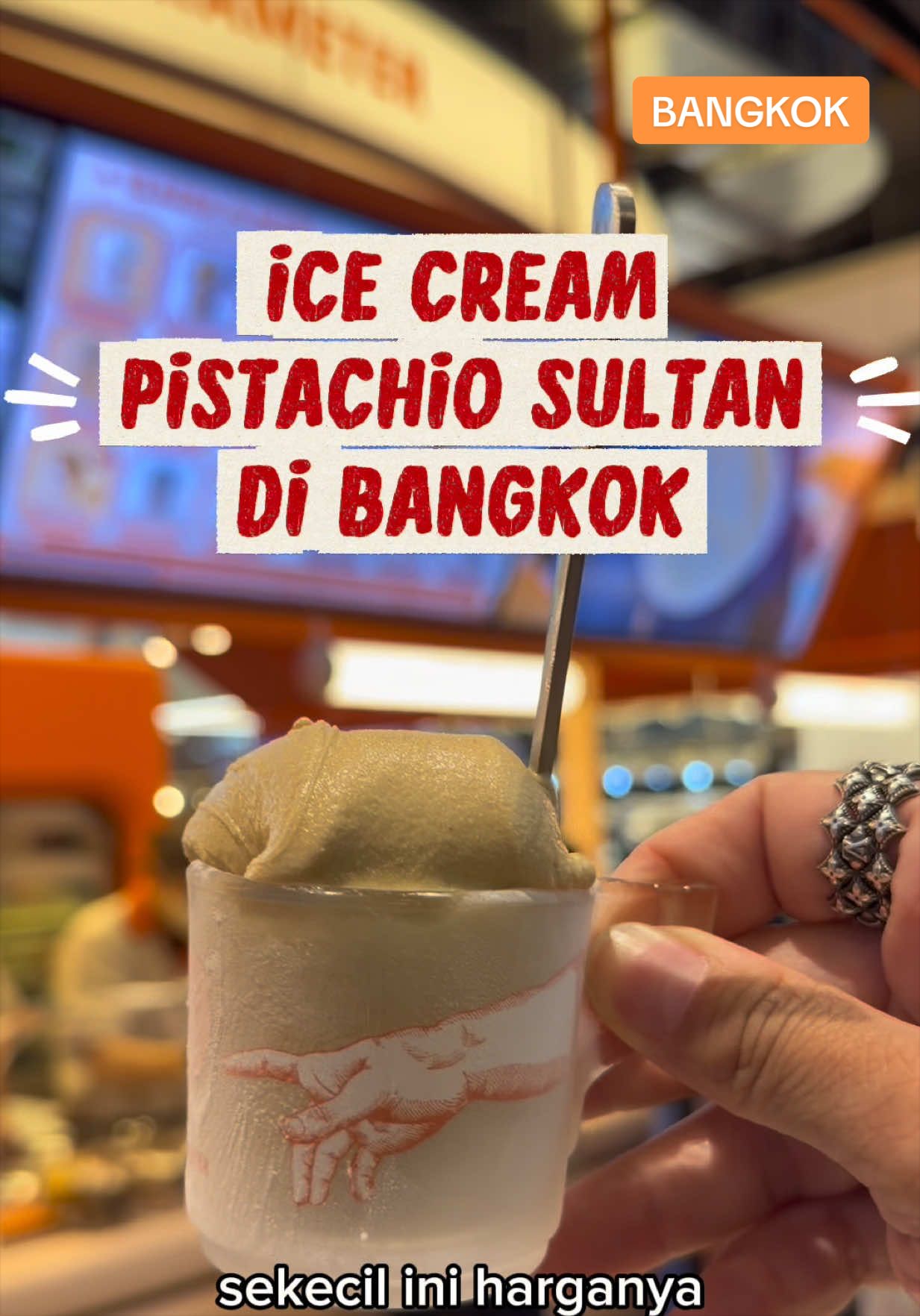 Bangkok's Siam Paragon Features Authentic Pistachio Gelato