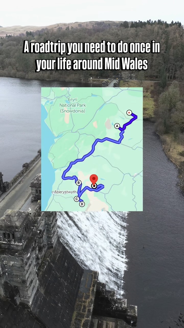 Mid Wales Road Trip: Waterfalls, Forests, and Lakes