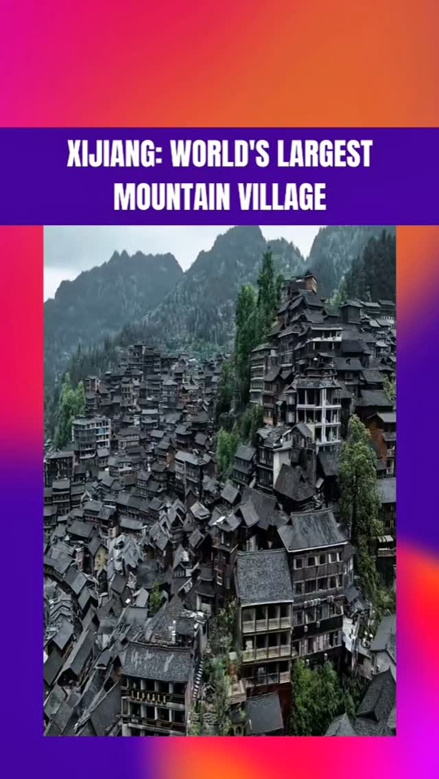 Largest Miao Settlement Lights Up Mountain Valley
