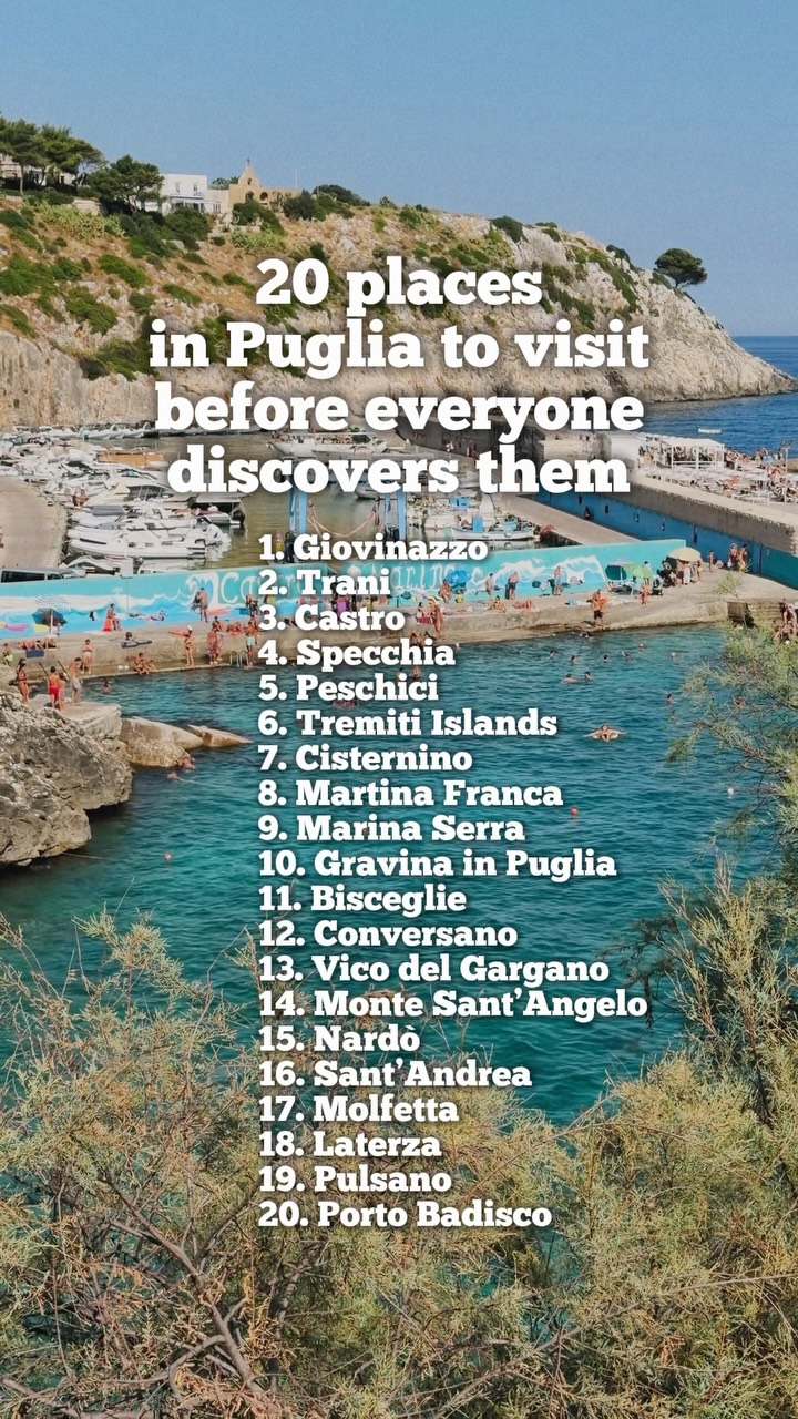 Twenty Must-Visit Locations In Puglia