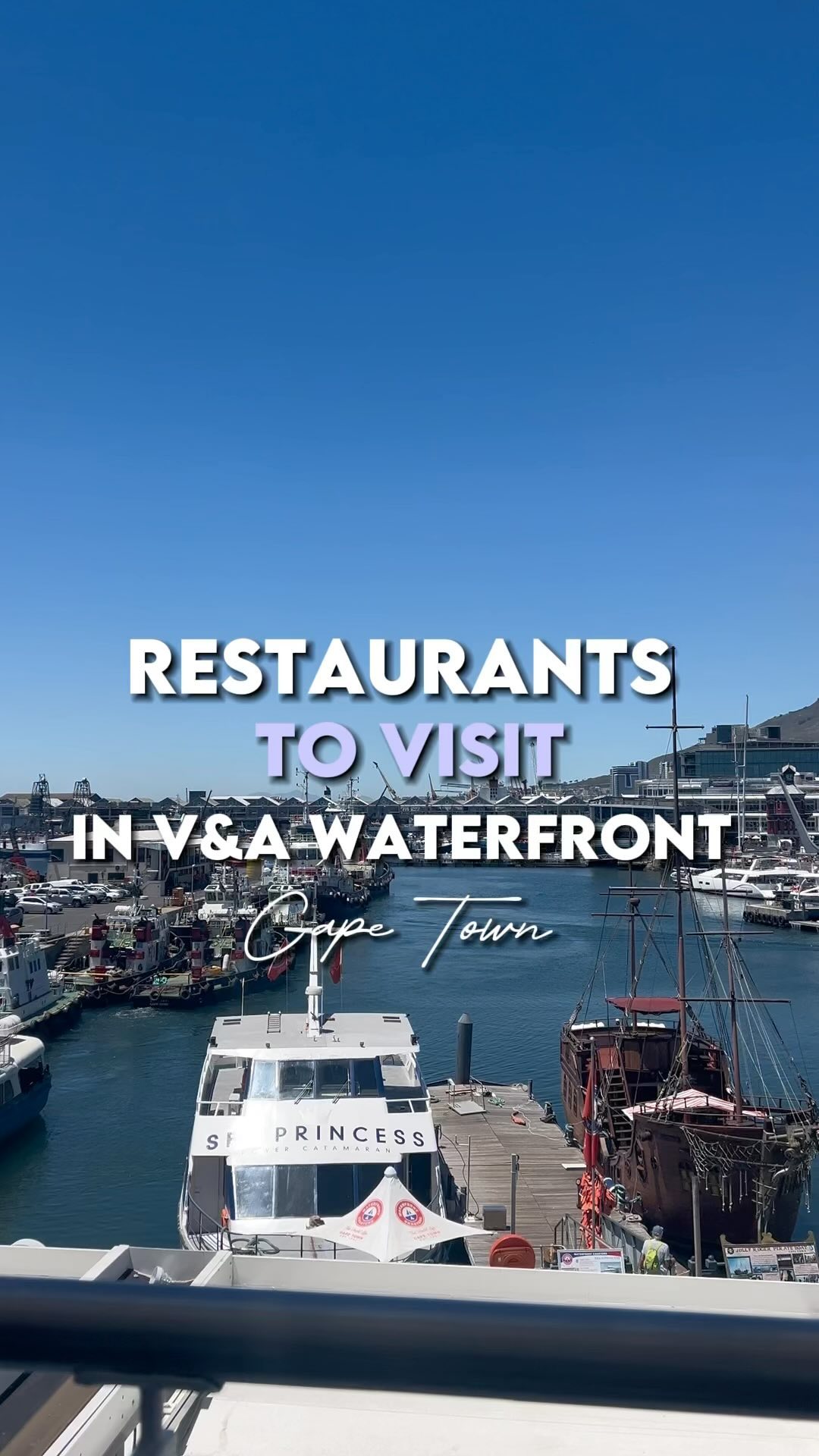Cape Town Waterfront Dining and Drinks