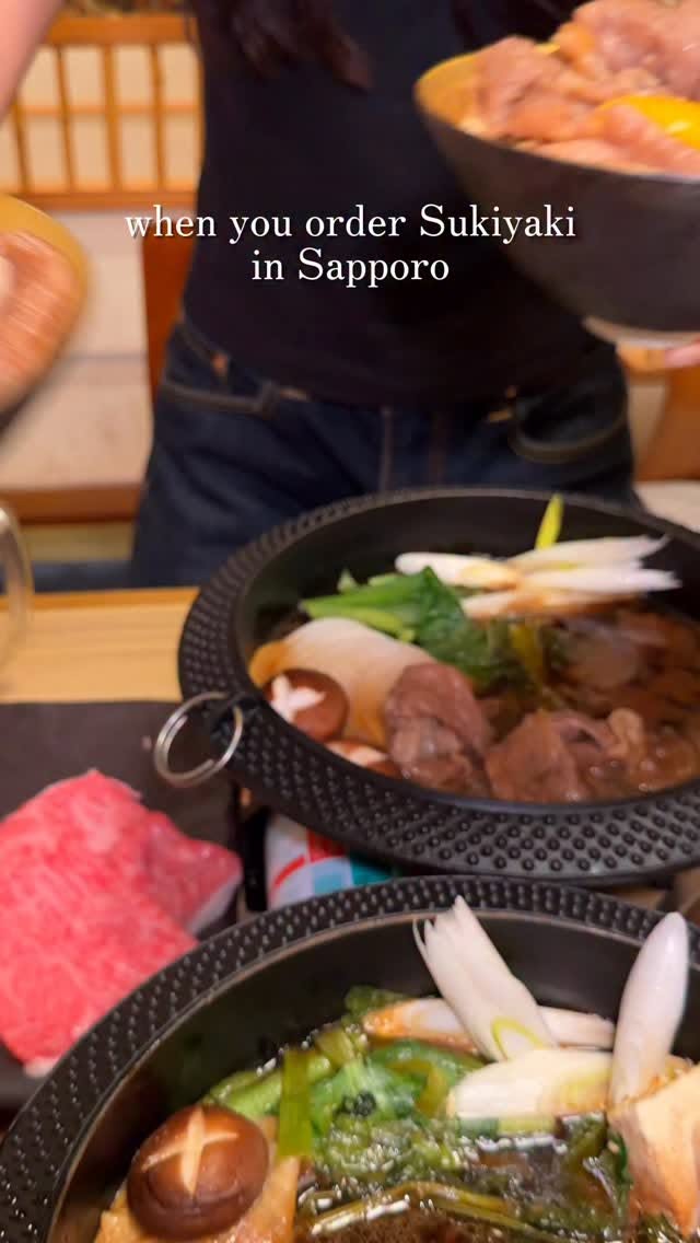 Sapporo's A5 Wagyu Sukiyaki Dining