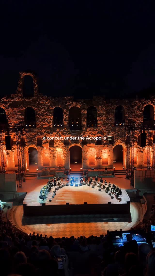 Ancient Theaters Host Concerts Under Acropolis