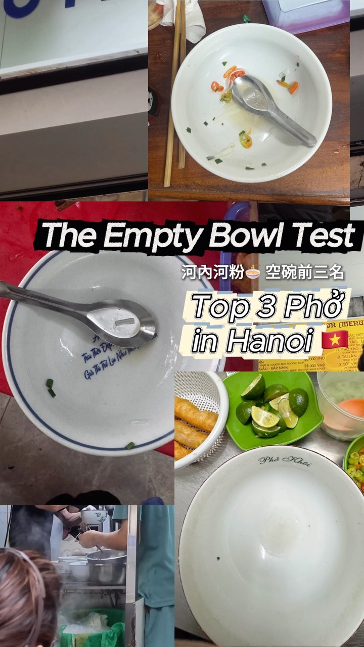Hanoi's Top Three Pho Restaurants