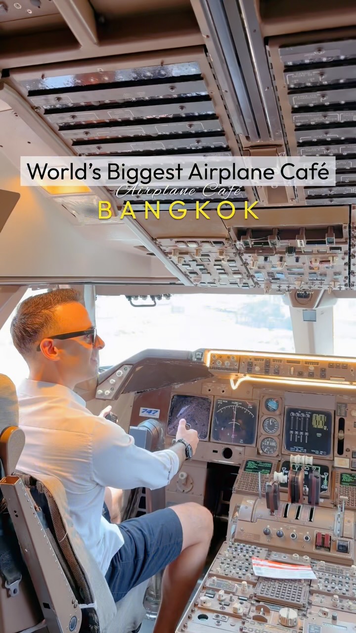 World's Biggest Airplane Cafe in Bangkok