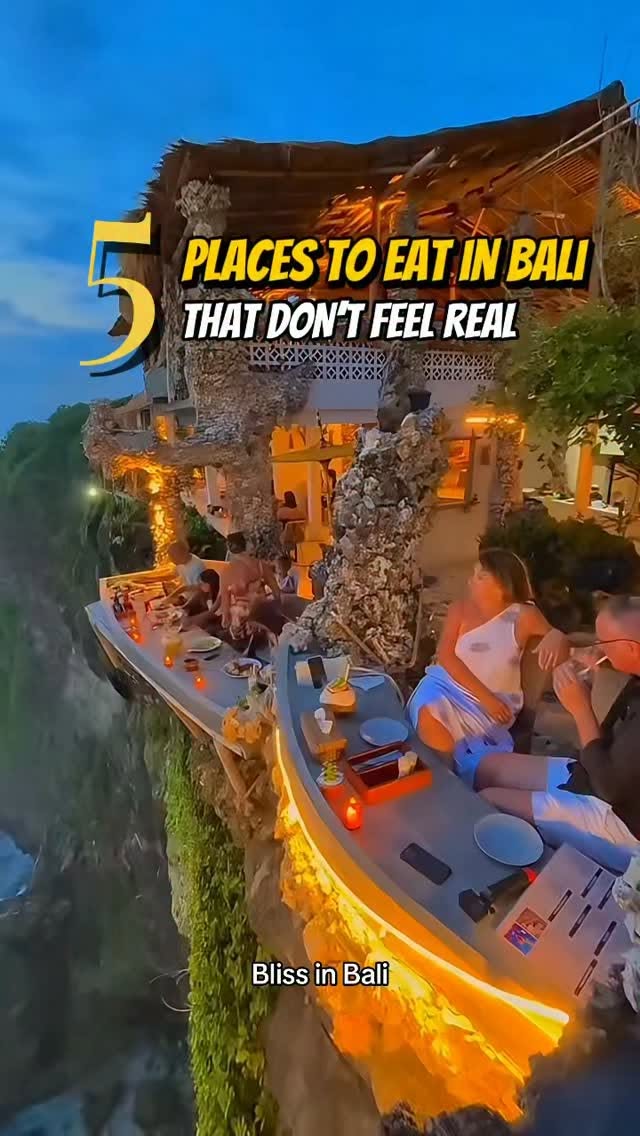 Bali Dining: Views Complementing The Food