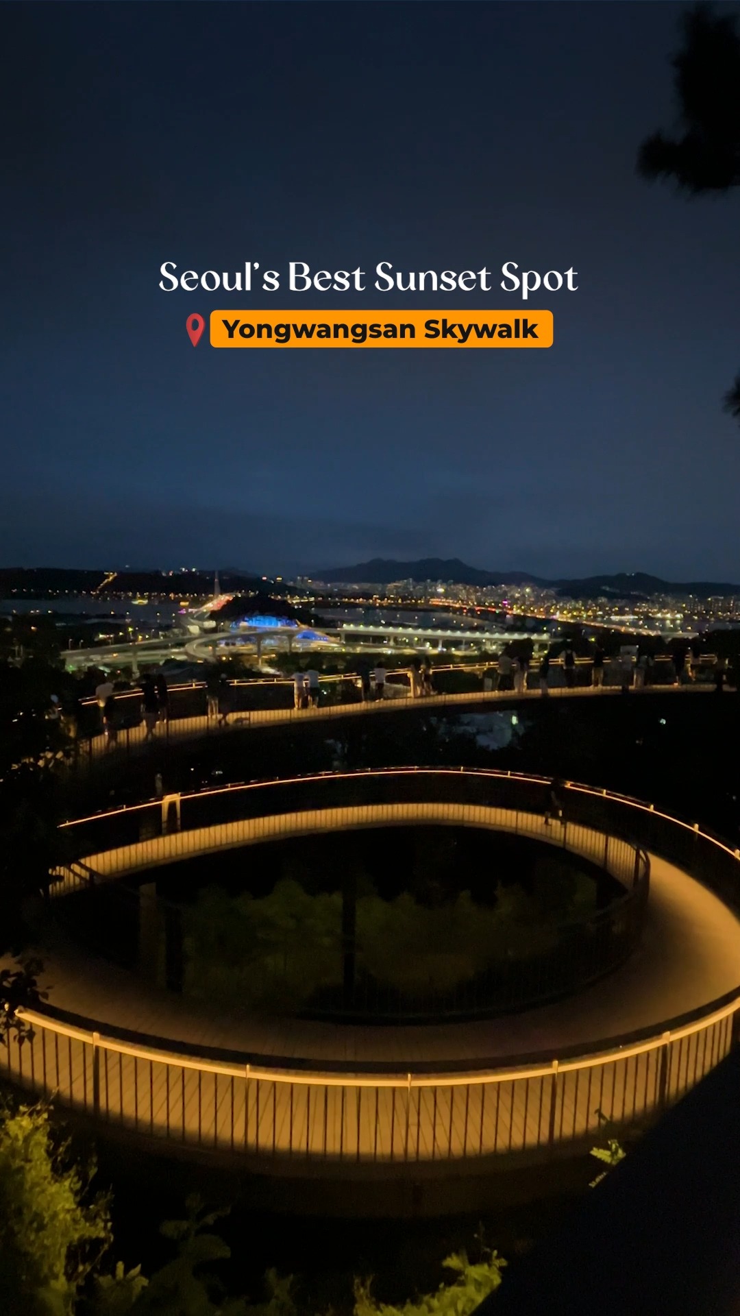 Yongmasan Skywalk: Seoul's Spiral Forest Path