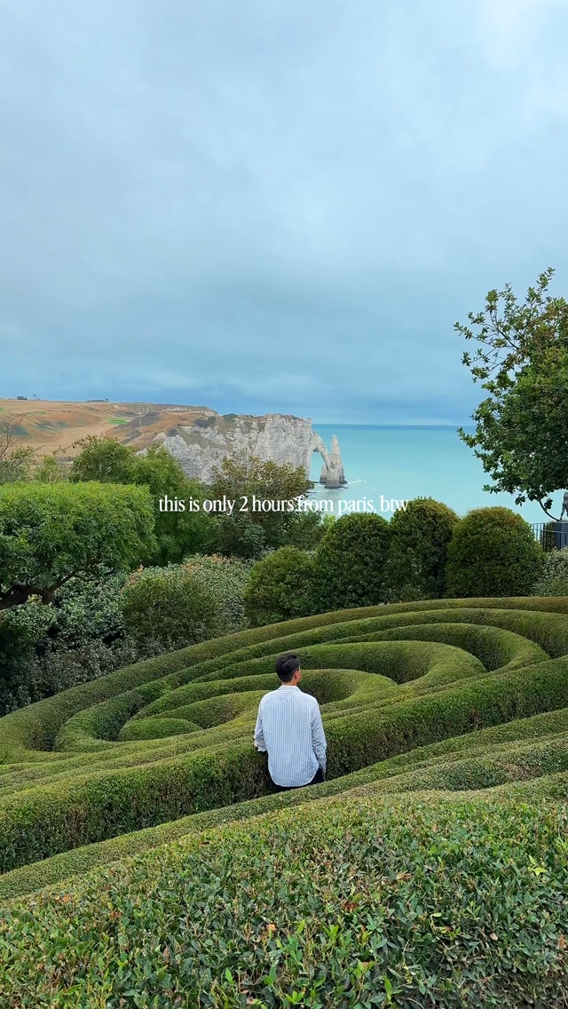 Etretat Cliffs And Gardens