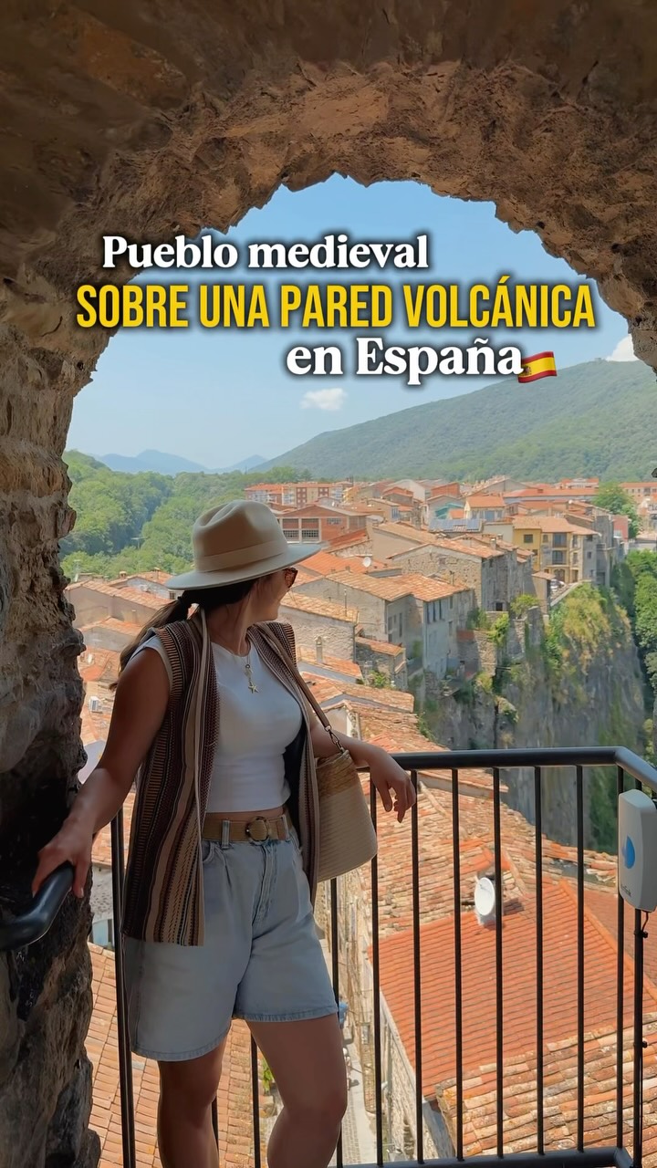 Medieval Village Built on Volcanic Rock