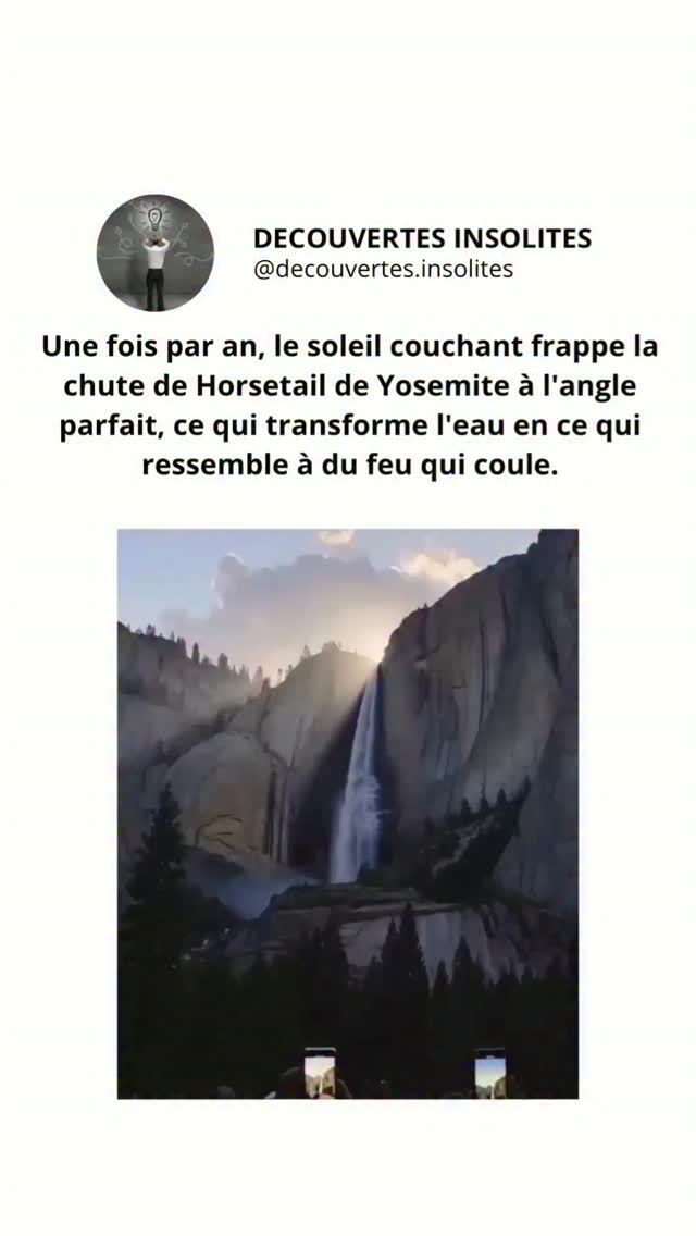 Yosemite's Fiery Horsetail Fall Phenomenon