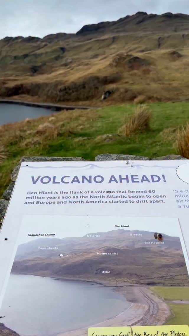 Scottish Highlands Volcano Crater Road Trip