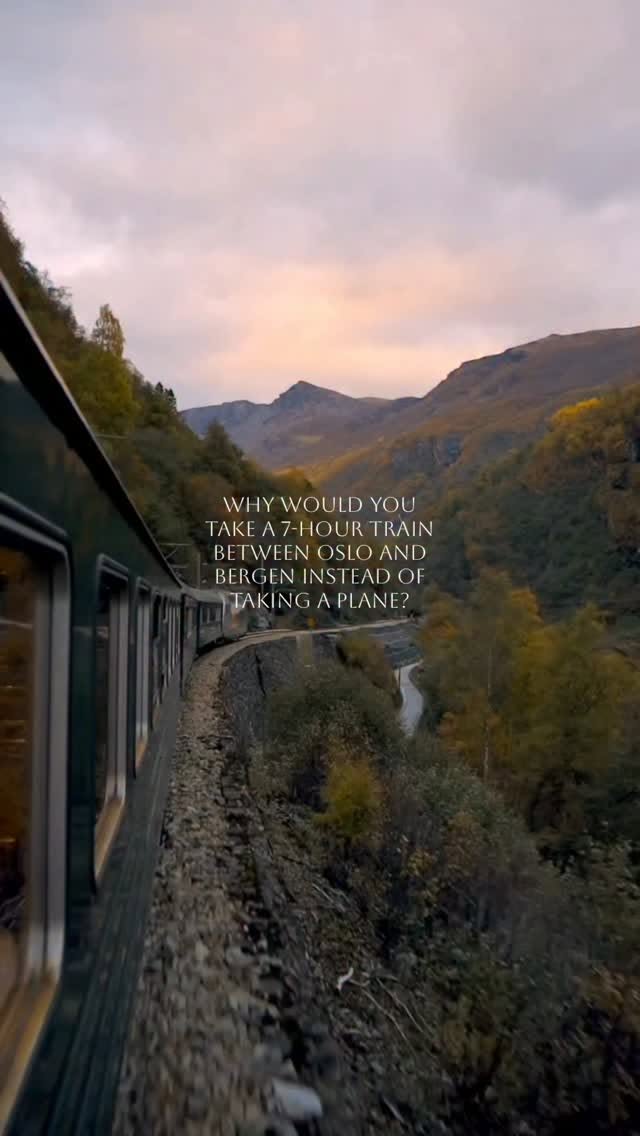 Scenic Train Journey Across Norway's Wild Plateau