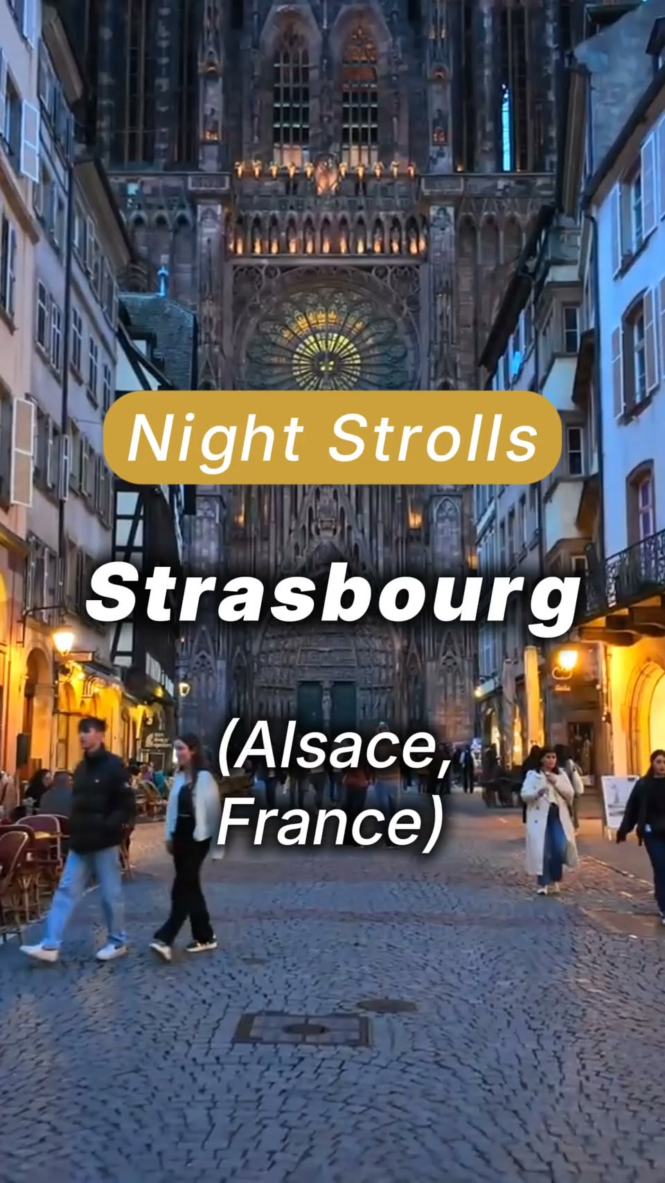 Strasbourg's Historic Heart in Evening Light