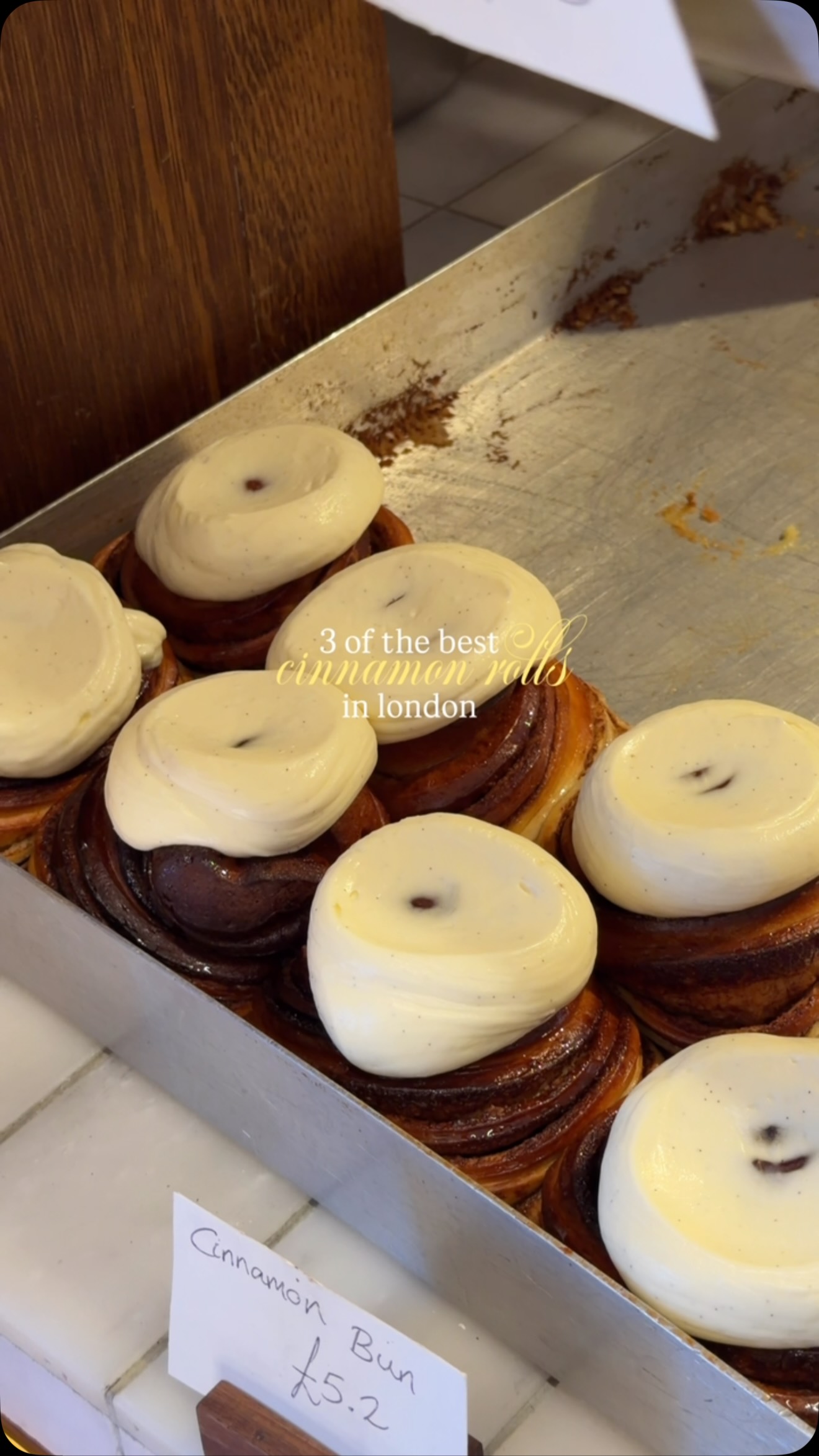 London's Top 3 Cinnamon Roll Bakeries
