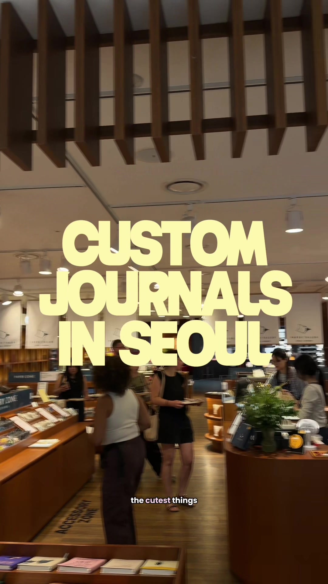 Custom Journal Creation in Seoul