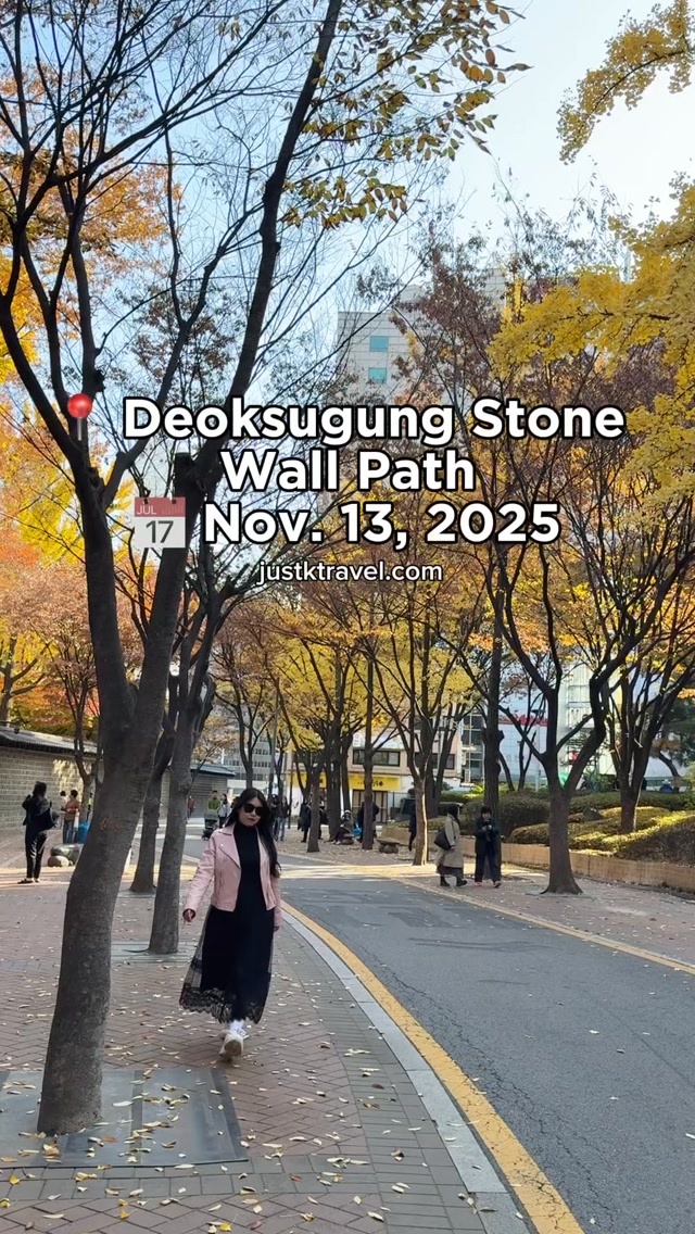 Seoul's Deoksugung Stone Wall Path: An Autumn Gem