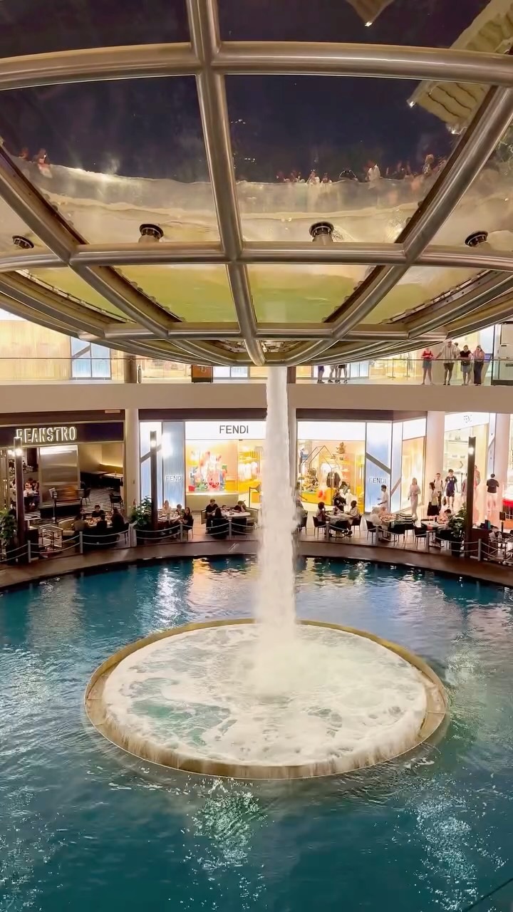 Singapore's Marina Bay Sands Water Feature