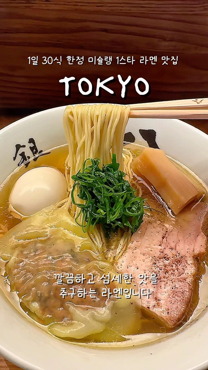 Michelin-Starred Ramen Spot Ginza Hachigou