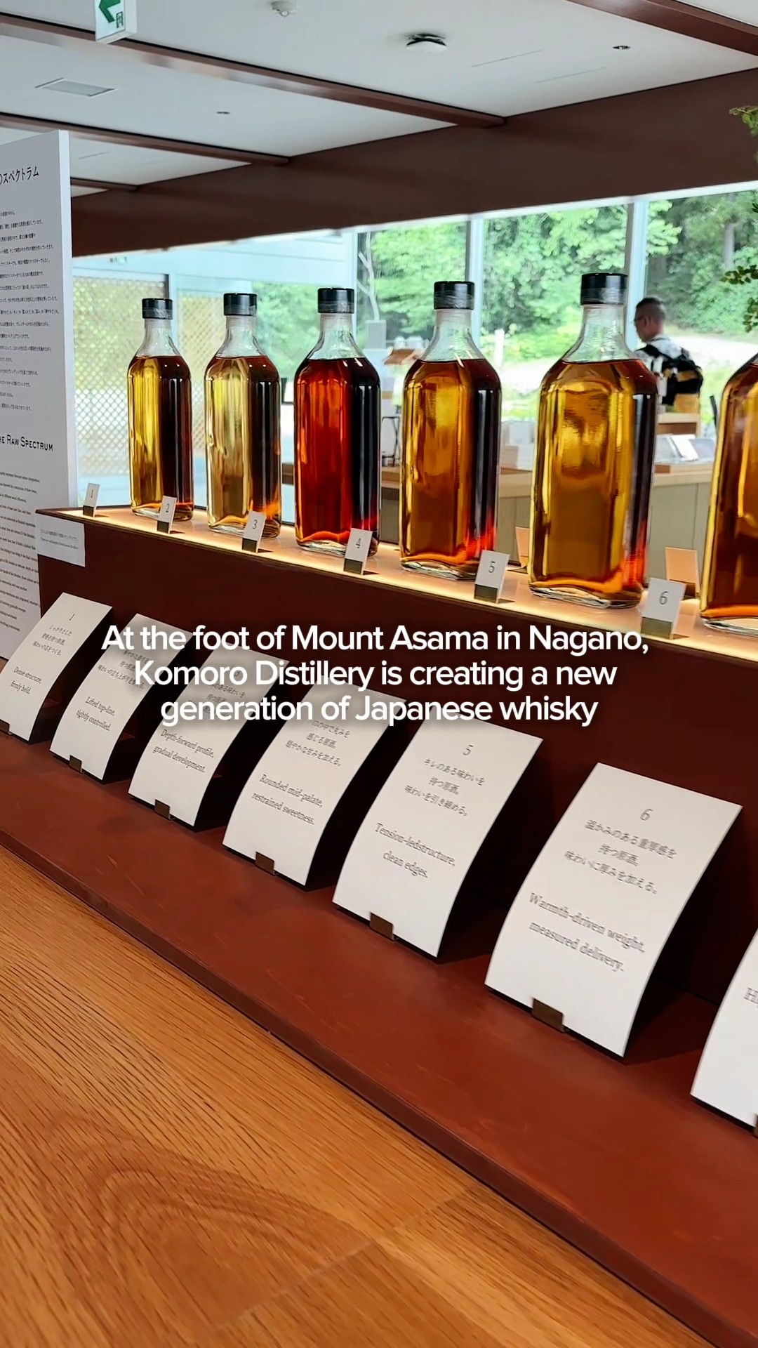 Distillery Uses Mount Asama's Natural Elements