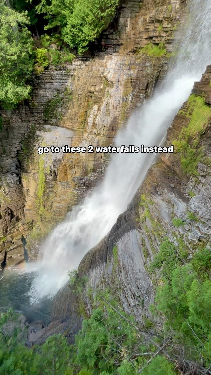 Quebec Waterfalls Near Montmorency Falls