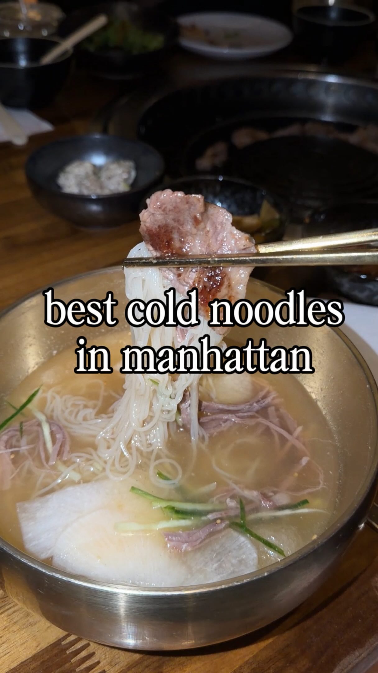 Discovering Busan-Style Cold Noodles in NYC