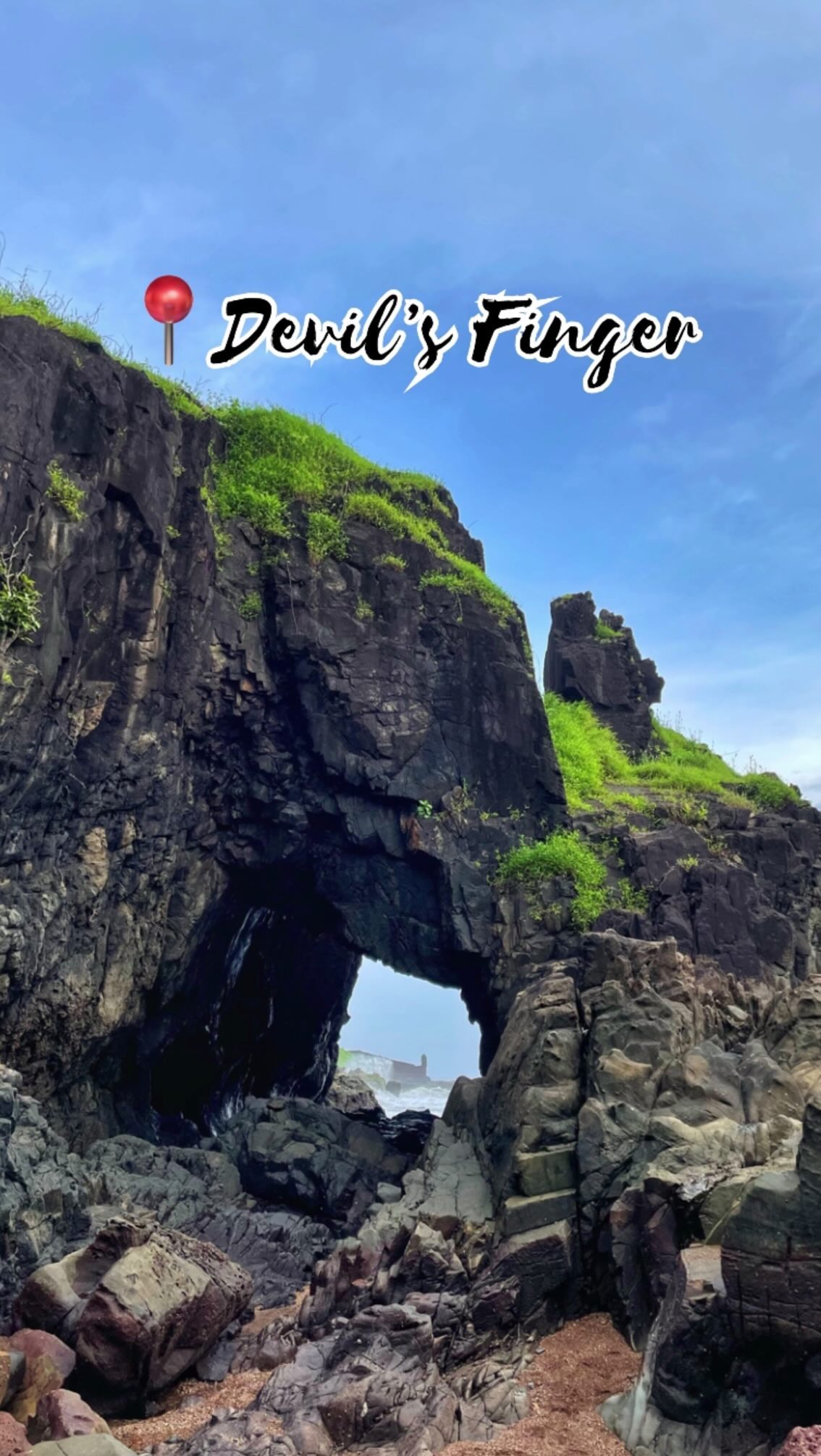Goa's Devil's Finger Sea Arch