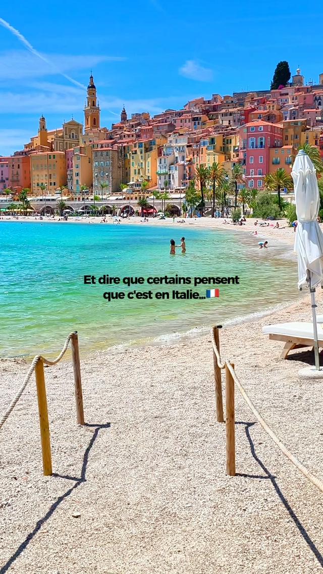 French Riviera Town Near Italian Border