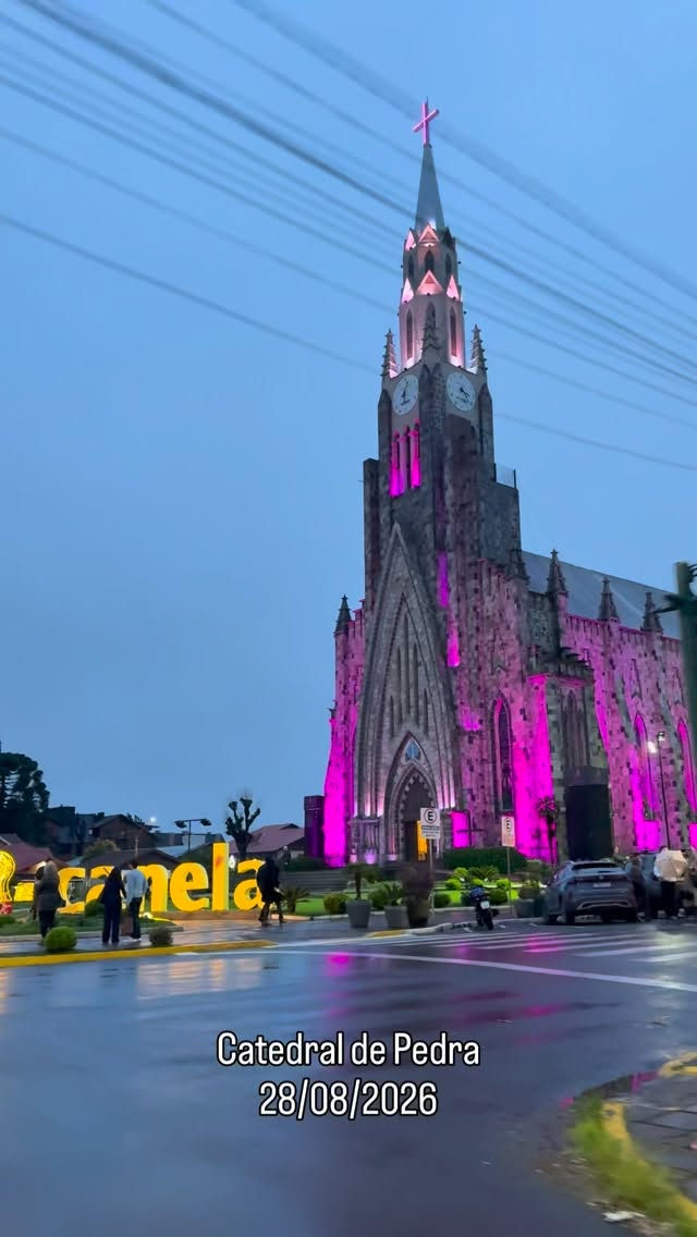 Cathedral of Stone and Tourist Shops in Brazil