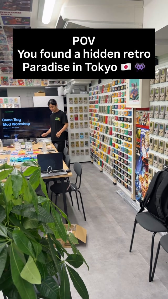 Retro Game Boy Customization Workshop in Tokyo